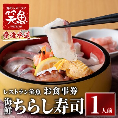 海鮮ちらし寿司 お食事券(1人前) 
