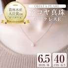 アコヤ真珠 ネックレスE (6.5mm珠・チェーン40cm)