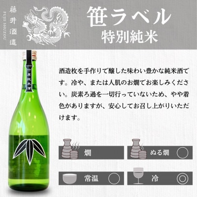 藤井酒造 純米酒 のみくらべ 720ml×3本