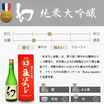 【数量限定】誠鏡まぼろし黒赤白 純米吟醸 純米大吟醸 720ml3種セット