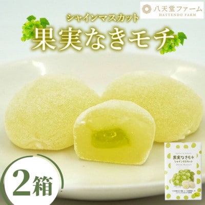 八天堂ファーム 果実なきモチ シャインマスカット 2箱