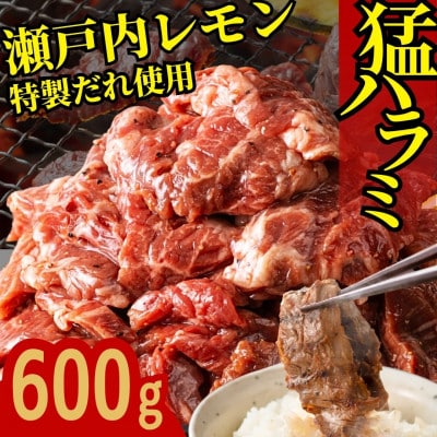 牛ハラミ 特製瀬戸内レモン塩だれ 600g (300g×2) 尾野精肉店の牛ハラミ 焼肉 訳あり