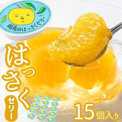 因島のはっさくゼリー　78g×計15個セット