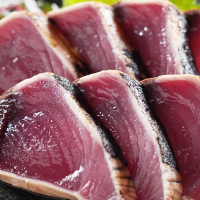 深浦の日帰りカツオ　タタキ・刺身食べくらべセット　計2P