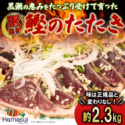 訳あり かつおのたたき 2.3kg サイズ 不揃い 規格外 傷 小分け 真空 パック 新鮮 鮮魚