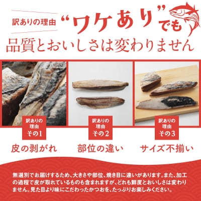訳あり かつおのたたき 3.3kg サイズ 不揃い 規格外 傷 小分け 真空 パック 新鮮 鮮魚