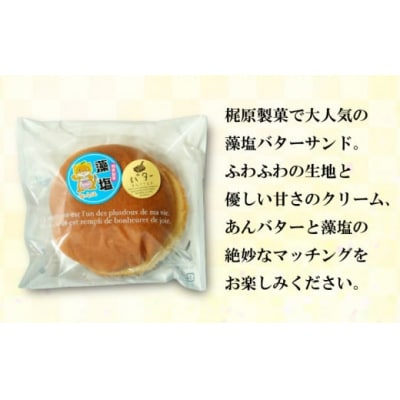 藻塩 バターサンド 9個 老舗 菓子 スイーツ 職人 ギフト 贈答 プレゼント あんバター 愛南町