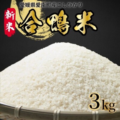 令和6年度 新米 合鴨米 3kg こしひかり おまけ もち米 2合 米  発送:8月下旬～ 豊田農園