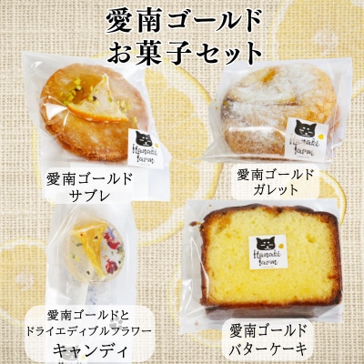 愛南ゴールド お菓子4種セット 愛南ゴールド 焼き菓子 バターケーキ キャンディ ガレット サブレ