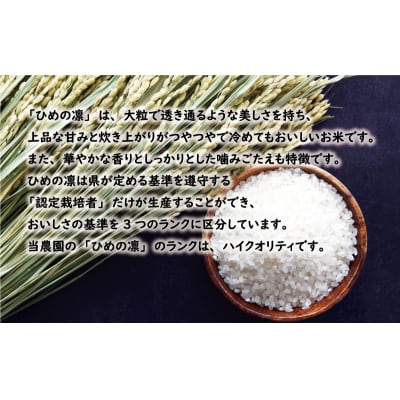 新米 令和6年産 定期便 10kg × 6回 にじのきらめき ひめの凜 合計 60kg  食べ比べ