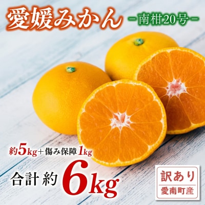 愛媛みかん 南柑20号 訳あり約5kg+傷み保障1kg 合計約6kg