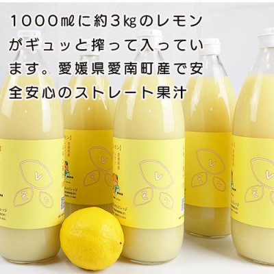 レモン 果汁 3本×1000ml 100% イエローレモン ジュース 清家ばんかんビレッジ