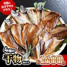 4種 の 干物 7パック 約 1.6kg セット きくち水産 愛南町 愛媛県