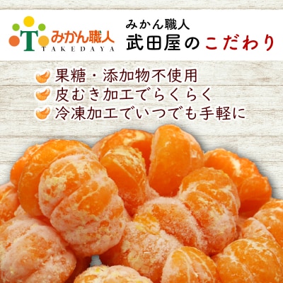 冷凍愛媛みかん 500g×2袋 冷凍みかん ミカン 冷凍ミカン みかん職人武田屋