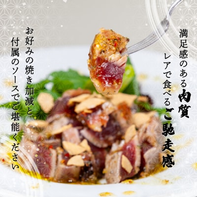 かつお レア ステーキ 1.3kg カツオ 冷凍 個包装 海鮮 魚 鰹 ハマスイ 愛媛県 愛南町
