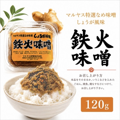 鉄火みそ120g 4パック 愛媛県 愛南町 マルヤス味噌