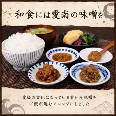 4種のおかず味噌セット 鉄火みそ ひしお 金山寺みそ いりこみそ マルヤス味噌