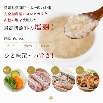 塩こうじ200g 3パック 愛媛県 愛南町 マルヤス味噌