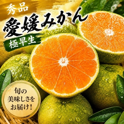 先行予約 秀品 愛媛みかん( 温州 極早生 みかん ) 5kg 9000円 渚のみかん園