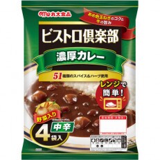 ビストロ倶楽部濃厚カレー中辛170g&times;4 12個入り