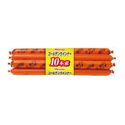 そのままおやつ、おつまみやお料理にも!ゴールデンウインナー20個(10本束/個) 