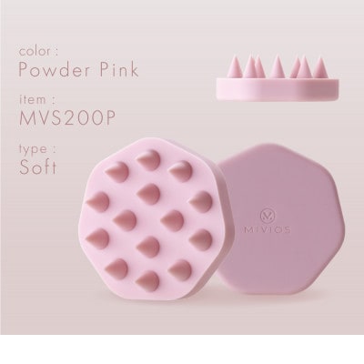 MIVIOS ヘッドスパブラシ ソフト パウダーピンク/MVS200P