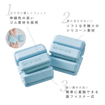 MIVIOS フィットウェイト 0.5kg パウダーピンク/MVS504P