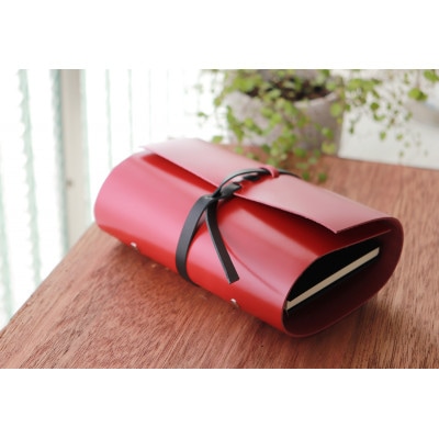 【KAKURA】紐巻きバイブルシステム手帳 urushiレッド