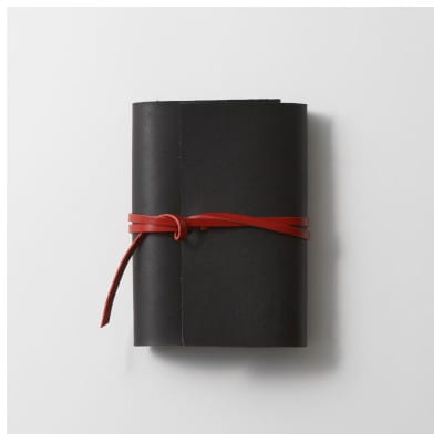 【KAKURA】紐巻きmini6穴システム手帳 urushiブラック