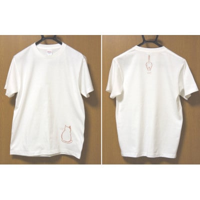 高槻ねこの会謹製【保護猫応援!】グッズ(はんこTシャツSサイズ)*ポストカード1枚付