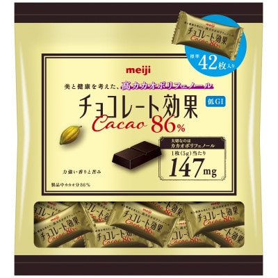 【毎月定期便】チョコレート効果カカオ86% 大袋:1袋(表示内容量210g)×6袋入り全3回
