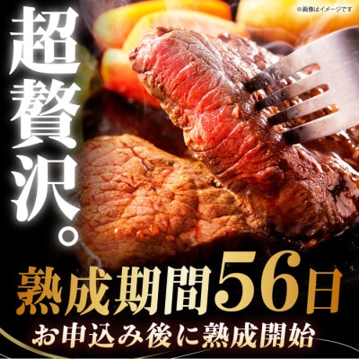 【ふるさと納税限定】あなただけのドライエイジング熟成黒毛和牛ブロック(極上赤身&サーロイン)1kg