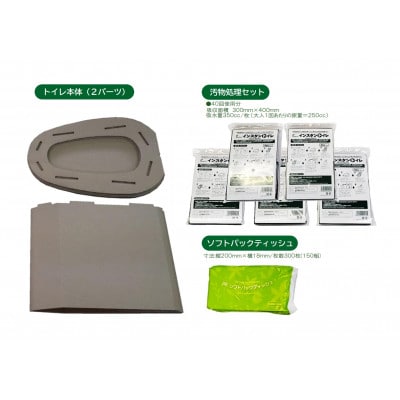 【高槻市】防災用品　簡易トイレセットDX　マックス