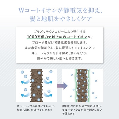 Onedam ワンダム プラズマケア ヘアドライヤー 海外対応 SHD-501F ホワイト