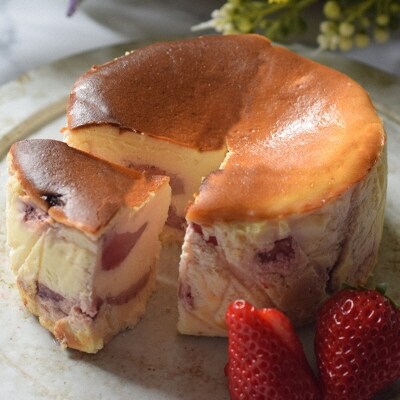 苺月〜ストロベリームーン〜(苺のチーズケーキ12cm)