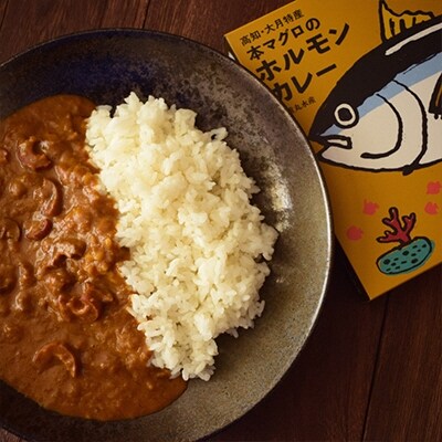 本マグロ ホルモンカレー 200g×4箱セット 本まぐろ ご当地 海鮮 魚介 レトルト カレー