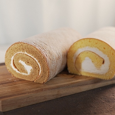 たっぷり地鶏卵のロールケーキ2本セット