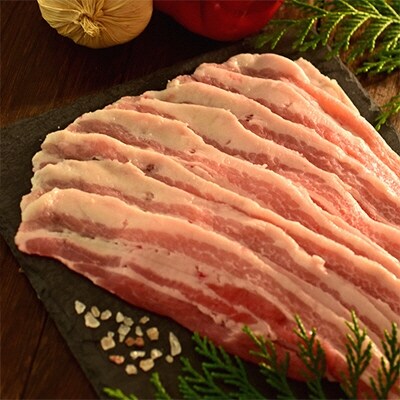 大月町産ブランド豚!力豚バラ スライス4.8kg
