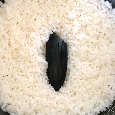 艶やかにふっくら炊き上がる!炊飯用備長炭