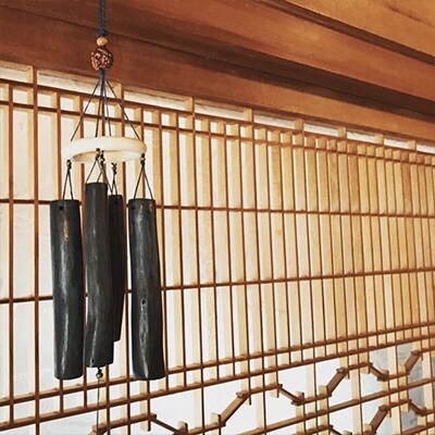 優しくて美しい音色の備長炭風鈴
