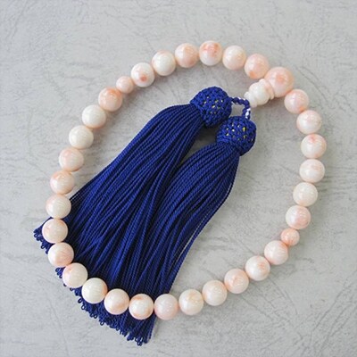 天然ピンク珊瑚の数珠 念珠 お礼品詳細 ふるさと納税なら さとふる