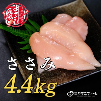 【大月町のブランド鶏】よさこい尾鶏 ささみ(220g)×20パック