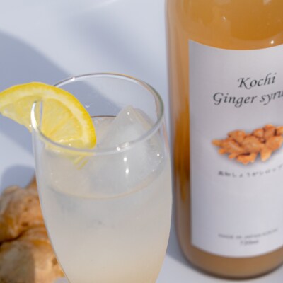 【高知県 大月町産】 ジンジャーシロップ 720ml