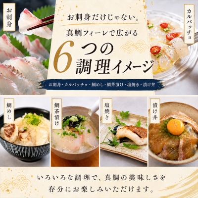 朝獲れ 真鯛 フィーレ 皮なし 500g以上 刺身 冷蔵 養殖 たい タイ マダイ