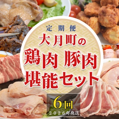 【定期便6回】よさこい尾鶏×力豚