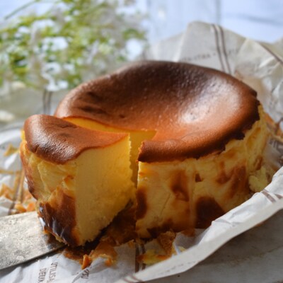 濃厚バスクチーズケーキ ホール(12cm) 甘さ控えめ 香ばしい おすすめスイーツ 高知県大月町