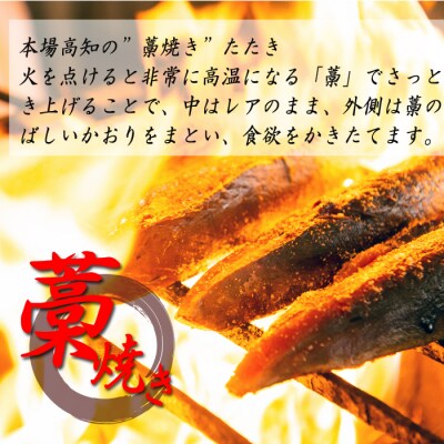 【3回お届け】本場高知 かつおの藁焼きたたき 500g