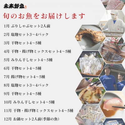 【定期便 12回】大月海の幸セット