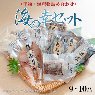 海の幸 干物セット 詰め合わせ 9～10品入り 鯛 うるめ あじ さば ぶり 朝食 弁当 夕食