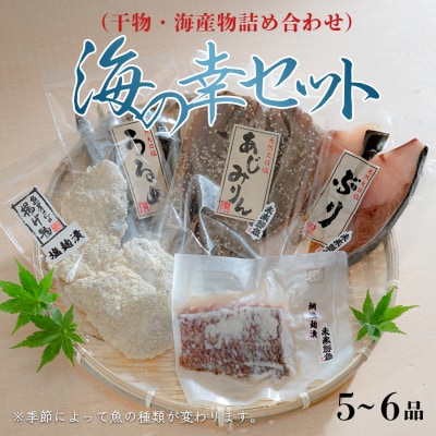 海の幸セット(干物・海産物詰め合わせ) 5～6品